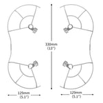 STARTRC Drone Propeller Protective Guard Anti-collision Ring for DJI Mini 3 Pro, For DJI Mini 3 Pro