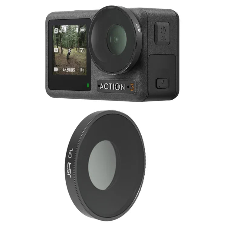 فلتر عدسة CPL من JSR لجهاز DJI Osmo Action 3، CPL
