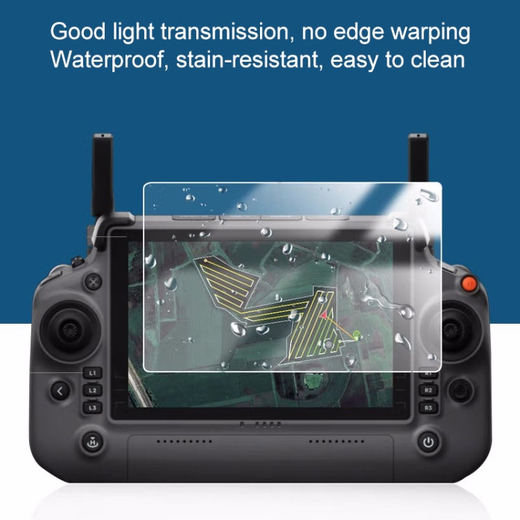 For DJI T40 Remote Control Explosion-proof Tempered Glass Drone RC Screen Film, For DJI T40 Remote Control