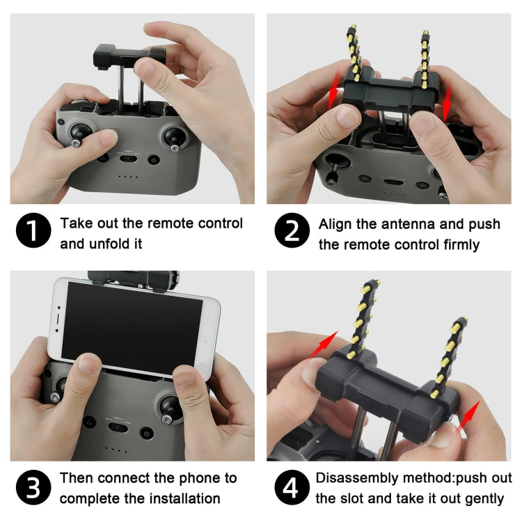 STARTRC 5.8GHz Anti-interference Copper Yagi-Uda Antenna Signal Enhancer for DJI Mavic Air 2 / Mini 2, For DJI Mavic Air 2 / Mini 2