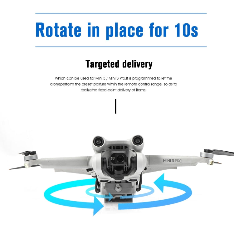 For DJI Mini 3 / Mini 3 Pro STARTRC Air-Dropping System Thrower Parabolic Bracket, For DJI Mini 3 / Mini 3 Pro