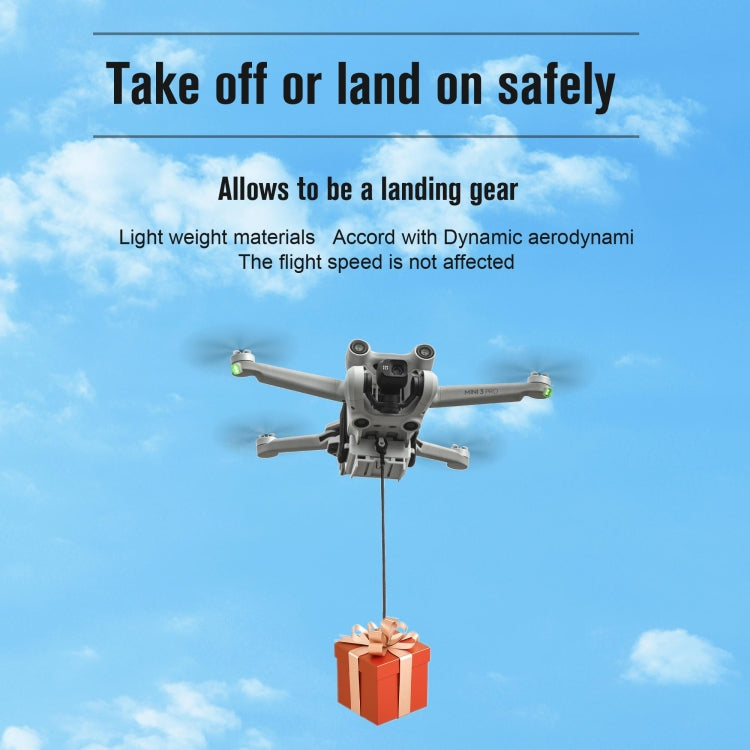 For DJI Mini 3 / Mini 3 Pro STARTRC Air-Dropping System Thrower Parabolic Bracket, For DJI Mini 3 / Mini 3 Pro