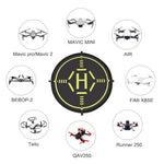 STARTRC RC Drone Quadcopter Portable Parking Apron Fast-fold Landing Parking Pad for DJI Mavic Mini / Mavic Air 2, Diameter: 56cm, Diameter: 56cm