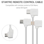 STARTRC 30cm Micro USB to Micro USB Converting Connector Data Cable for DJI Mavic Mini /  Air, Shark Remote Controller, 30cm Micro USB to Micro USB