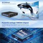 Tanix X4 Android 11 Smart TV Box, Amlogic S905X4 Quad Core, 4GB+32GB, Dual Wifi, BT, 4GB+32GB