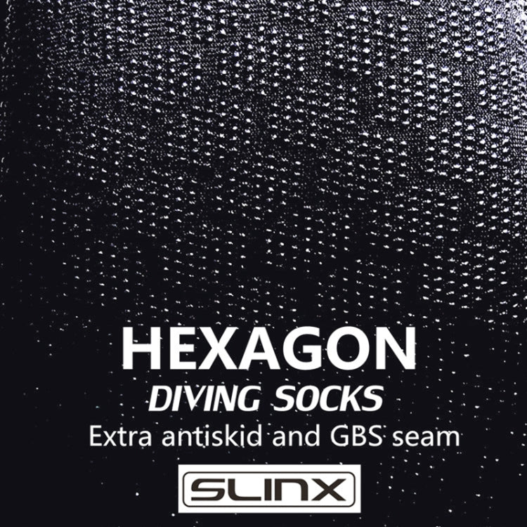 جوارب غوص SLINX 1702 بسماكة 3 مم من النيوبرين غير قابلة للانزلاق، مقاسات S، M، L، XL