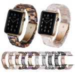 Simple Fashion Resin Watch Strap for, For Apple Watch Series 4 44mm & Series 3 & 2 & 1 42mm, For Apple Watch Series 4 40mm & Series 3 & 2 & 1 38mm, For Apple Watch Series 4 44mm & Series 3 & 2 & 1 42mm & Series 3 & 2 & 1 42mm