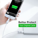 UGREEN LP127 6 PCS Anti-break Data Cable Protector for All Apple Original Data Cable