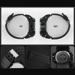 SKMEI 1155B Multifunctional Men Outdoor Sports Noctilucent Waterproof Large Dial Wrist Watch