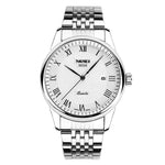 SKMEI 9058 Multifunctional Outdoor Fashion Waterproof Steel Strip Quartz Wrist Watch, Men Style Black, Men Style White, Men Style Blue, Women Style Black, Women Style White, Women Style Blue