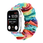 Flannel Hair Ring Replacement Strap Watchband, For Apple Watch Ultra 49mm / Series 8&7 45mm / SE 2&6&SE&5&4 44mm / 3&2&1 42mm, For Apple Watch Series 7 45mm / 6 & SE & 5 & 4 44mm / 3 & 2 & 1 42mm                                                         ...
