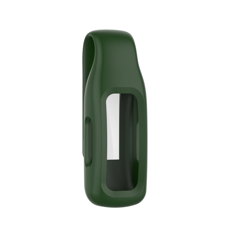 For Fitbit Inspire 2 Steel Sheet Silicone Protective Clip Case Cover, For Fitbit Inspire 2