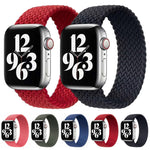 Single-turn Nylon Woven Watchband For Apple Watch Series 6 & SE & 5 & 4 44mm / 3 & 2 & 1 42mm, S, M, L