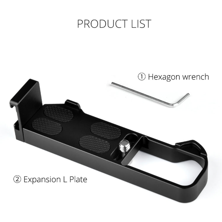 YELANGU CL9 Camera Expansion Board L Plate for Canon G7X2/ G7X23, CL9 for Canon G7X2