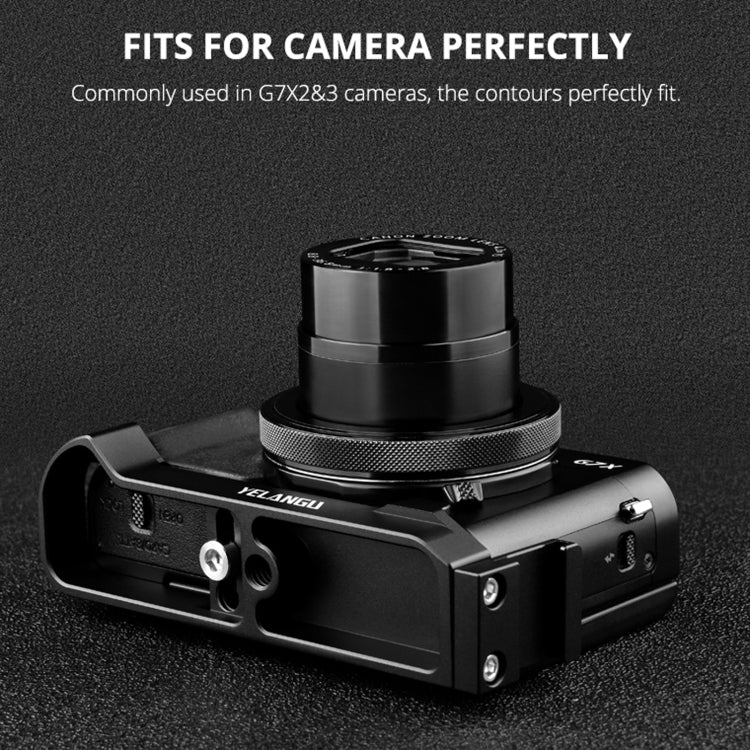 YELANGU CL9 Camera Expansion Board L Plate for Canon G7X2/ G7X23, CL9 for Canon G7X2