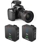 ميكروفون تسجيل لاسلكي للبث المباشر والمقابلات YELANGU MX5 2.4G