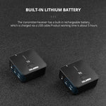 ميكروفون تسجيل لاسلكي للبث المباشر والمقابلات YELANGU MX5 2.4G