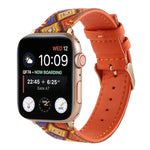Ethnic Leather Watchband For Apple Watch Series 6 & SE & 5 & 4 44mm / 3 & 2 & 1 42mm, For Apple Watch Series 7 45mm / 6 & SE & 5 & 4 44mm / 3 & 2 & 1 42mm