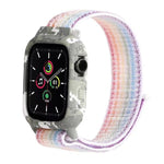 Nylon Replacement Wrist Strap Watchbands For Apple Watch Series 6 & SE & 5 & 4 40mm / 3 & 2 & 1 38mm, For Apple Watch Series 7 41mm / 6 & SE & 5 & 4 40mm / 3 & 2 & 1 38mm