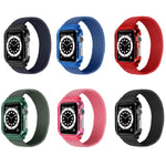 Weave Replacement Wrist Strap Watchbands with Frame For Apple Watch Series 6 & SE & 5 & 4 44mm / 3 & 2 & 1 42mm, 128mm, 135mm, 140mm, 145mm, 150mm, 155mm, 160mm, 165mm
