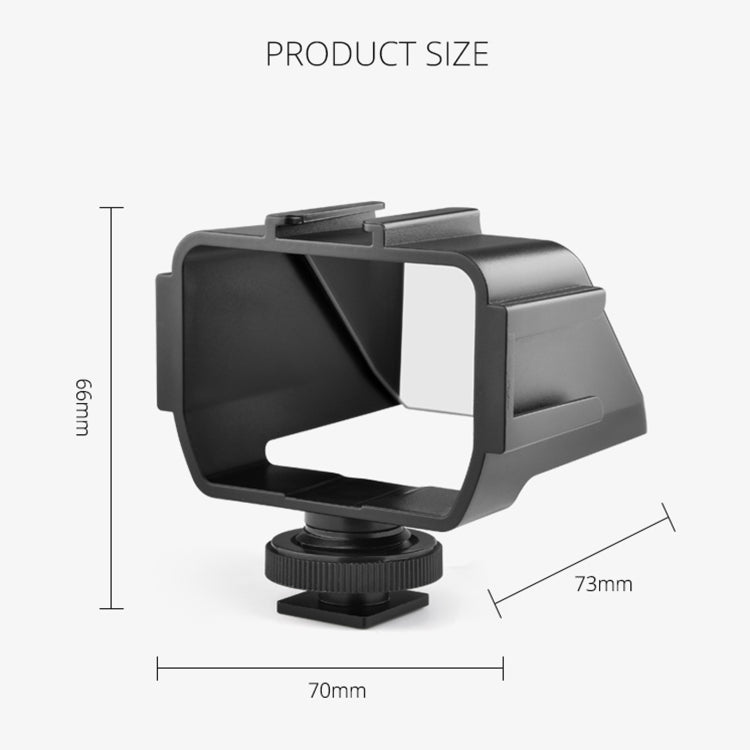 YELANGU A74 Universal Vlog Camera Flip Screen