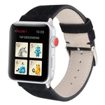 Frosted Genuine Leather Watchband For Apple Watch Series 6 & SE & 5 & 4 40mm / 3 & 2 & 1 38mm, For Apple Watch Series 7 41mm / 6 & SE & 5 & 4 40mm / 3 & 2 & 1 38mm