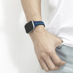 Rainbow Silicone Watchband For Apple Watch Series 6 & SE & 5 & 4 40mm / 3 & 2 & 1 38mm, For Apple Watch Series 8&7 41mm / SE 2&6&SE&5&4 40mm / 3&2&1 38mm, For Apple Watch Series 7 41mm / 6 & SE & 5 & 4 40mm / 3 & 2 & 1 38mm