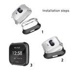 For Fitbit Versa Lite Smart Watch Full Coverage Plating TPU Protective Case