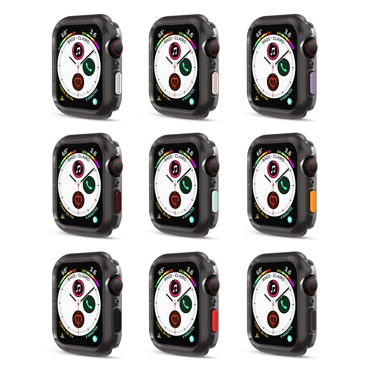 Silicone Frame Protective Case For Apple Watch Series 6 / 5 / 4 / Watch SE 44mm, For Apple Watch Series 6 / 5 / 4 / Watch SE 44mm