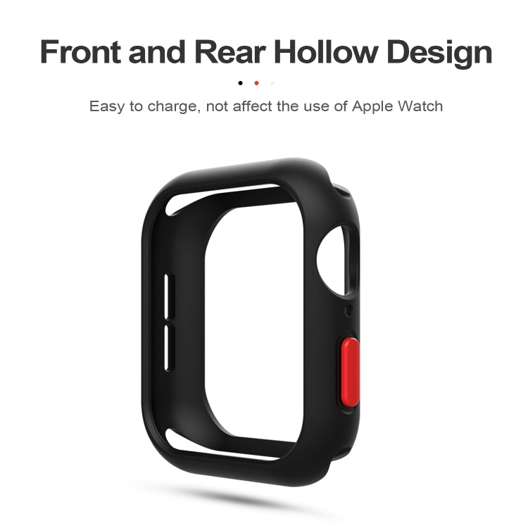 Silicone Frame Protective Case For Apple Watch Series 6 / 5 / 4 / Watch SE 44mm, For Apple Watch Series 6 / 5 / 4 / Watch SE 44mm
