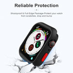 Silicone Frame Protective Case For Apple Watch Series 6 / 5 / 4 / Watch SE 44mm, For Apple Watch Series 6 / 5 / 4 / Watch SE 44mm