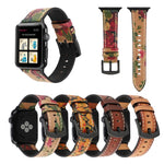 Retro Head-layer Cowhide Genuine Leather Watchband For Apple Watch Series 6 & SE & 5 & 4 44mm / 3 & 2 & 1 42mm, For Apple Watch Series 7 45mm / 6 & SE & 5 & 4 44mm / 3 & 2 & 1 42mm                                                                        ...
