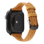 Crazy Horse Texture Genuine Leather Strap, For Apple Watch Series 7 41mm / 6 & SE & 5 & 4 40mm / 3 & 2 & 1 38mm, For Apple Watch Series 8&7 41mm / SE 2&6&SE&5&4 40mm / 3&2&1 38mm                                                                          ...