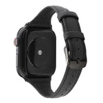 Crazy Horse Texture Genuine Leather Strap, For Apple Watch Series 7 41mm / 6 & SE & 5 & 4 40mm / 3 & 2 & 1 38mm, For Apple Watch Series 8&7 41mm / SE 2&6&SE&5&4 40mm / 3&2&1 38mm                                                                          ...