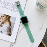 Candy Color Transparent TPU Watchband For Apple Watch Series 6 & SE & 5 & 4 40mm, For Apple Watch Series 7  41mm / & 6 & SE & 5 & 4 40mm