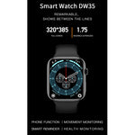 DW35 1.75 inch Full Screen IP67 Waterproof Smart Watch, Support Sleep Monitor / Heart Rate Monitor / Bluetooth Call