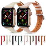 Genuine Leather Watchband For Apple Watch Series 6 & SE & 5 & 4 44mm / 3 & 2 & 1 42mm, For Apple Watch Series 7 45mm / 6 & SE & 5 & 4 44mm / 3 & 2 & 1 42mm, For Apple Watch Ultra 49mm / Series 8&7 45mm / SE 2&6&SE&5&4 44mm / 3&2&1 42mm