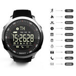 Lokmat MK18 1.1 inch Circle Screen IP68 Waterproof Smart Watch, Support Information Reminder / Remote Camera / Walking Motion Monitor