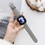 D-förmiges Armband mit glatter Oberfläche als Ersatz für Apple Watch Series 6, SE, 5 und 4 (44 mm) sowie 3, 2 und 1 (42 mm).