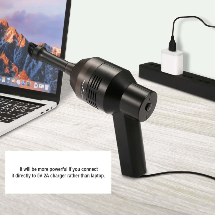 مكنسة كهربائية محمولة منزلية صغيرة USB لجمع الغبار، أدوات تنظيف، HK-6019D