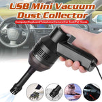 مكنسة كهربائية محمولة منزلية صغيرة USB لجمع الغبار، أدوات تنظيف، HK-6019D