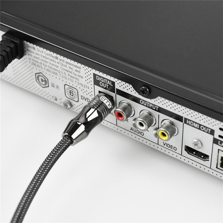 كابل صوت رقمي Toslink إلى Mini Toslink بصوت رقمي EMK OD1.0 مم 3.5 مم، 1 متر، 1.5 متر، 2 متر، 3 متر، 5 متر