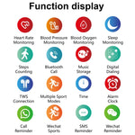 H6 1.28 inch Touch Screen IP67 Waterproof Smart Watch, Support Bluetooth Call / Sleep Monitoring / Heart Rate Monitoring