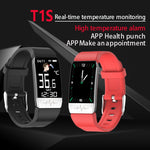 T1S 1.14 inch Screen IP67 Waterproof Smart Bracelet, Support Blood Oxygen Monitoring / Body Temperature Monitoring / Heart Rate Monitoring