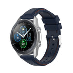 Silikon-Ersatzarmband für Samsung Galaxy Watch 3 41 mm / Active2 / Active / Gear Sport 20 mm