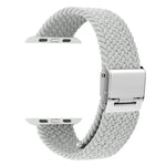 Braided + Stainless Steel Replacement Watchbands For Apple Watch Series 6 & SE & 5 & 4 40mm / 3 & 2 & 1 38mm, For Apple Watch Series 8&7 41mm / SE 2&6&SE&5&4 40mm / 3&2&1 38mm, For Apple Watch Series 7 41mm / 6 & SE & 5 & 4 40mm                        ...