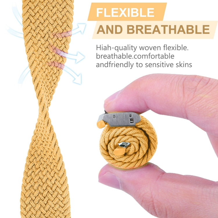 Braided + Stainless Steel Replacement Watchbands For Apple Watch Series 6 & SE & 5 & 4 40mm / 3 & 2 & 1 38mm, For Apple Watch Series 8&7 41mm / SE 2&6&SE&5&4 40mm / 3&2&1 38mm, For Apple Watch Series 7 41mm / 6 & SE & 5 & 4 40mm                        ...