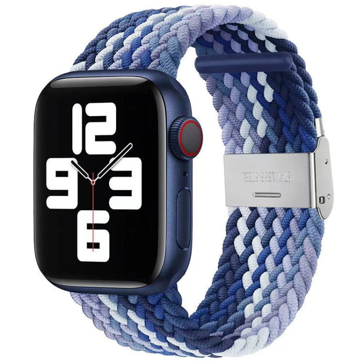 Braided + Stainless Steel Replacement Watchbands For Apple Watch Series 6 & SE & 5 & 4 44mm / 3 & 2 & 1 42mm, For Apple Watch Ultra 49mm / Series 8&7 45mm / SE 2&6&SE&5&4 44mm / 3&2&1 42mm, For Apple Watch Series 7 45mm / 6 & SE & 5 & 4 44mm           ...