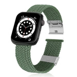 Braided + Stainless Steel Replacement Watchbands For Apple Watch Series 6 & SE & 5 & 4 44mm / 3 & 2 & 1 42mm, For Apple Watch Ultra 49mm / Series 8&7 45mm / SE 2&6&SE&5&4 44mm / 3&2&1 42mm, For Apple Watch Series 7 45mm / 6 & SE & 5 & 4 44mm           ...
