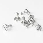 EXIN LS095 2 PCS D Ring Screws Camera Plate Mount 1/4 inch Quick Release Screws, LS095